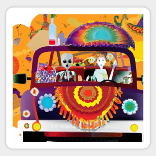 Día de los Muertos Ofrenda Sticker